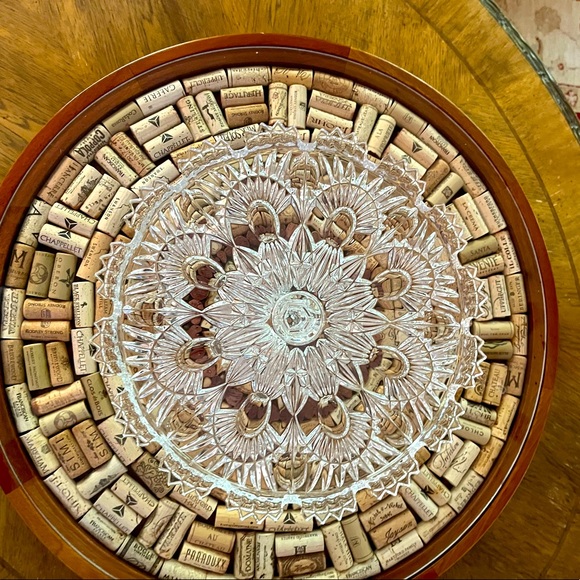 COPY - Footed Cake Plate 25 % Lead Crystal - Picture 3 of 7